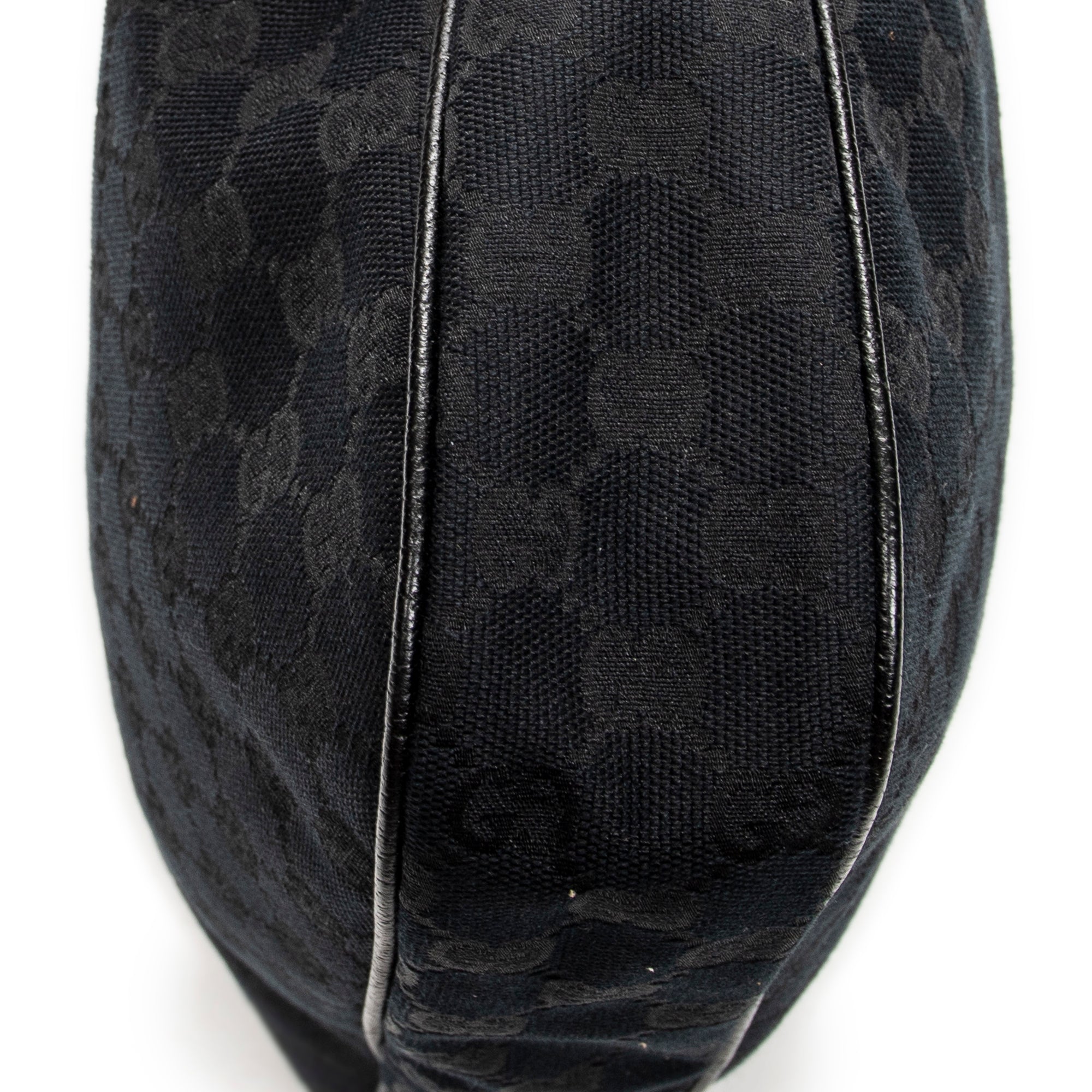 Shoulder Bag Small Charmy Hobo Black Monogrammed Canvas