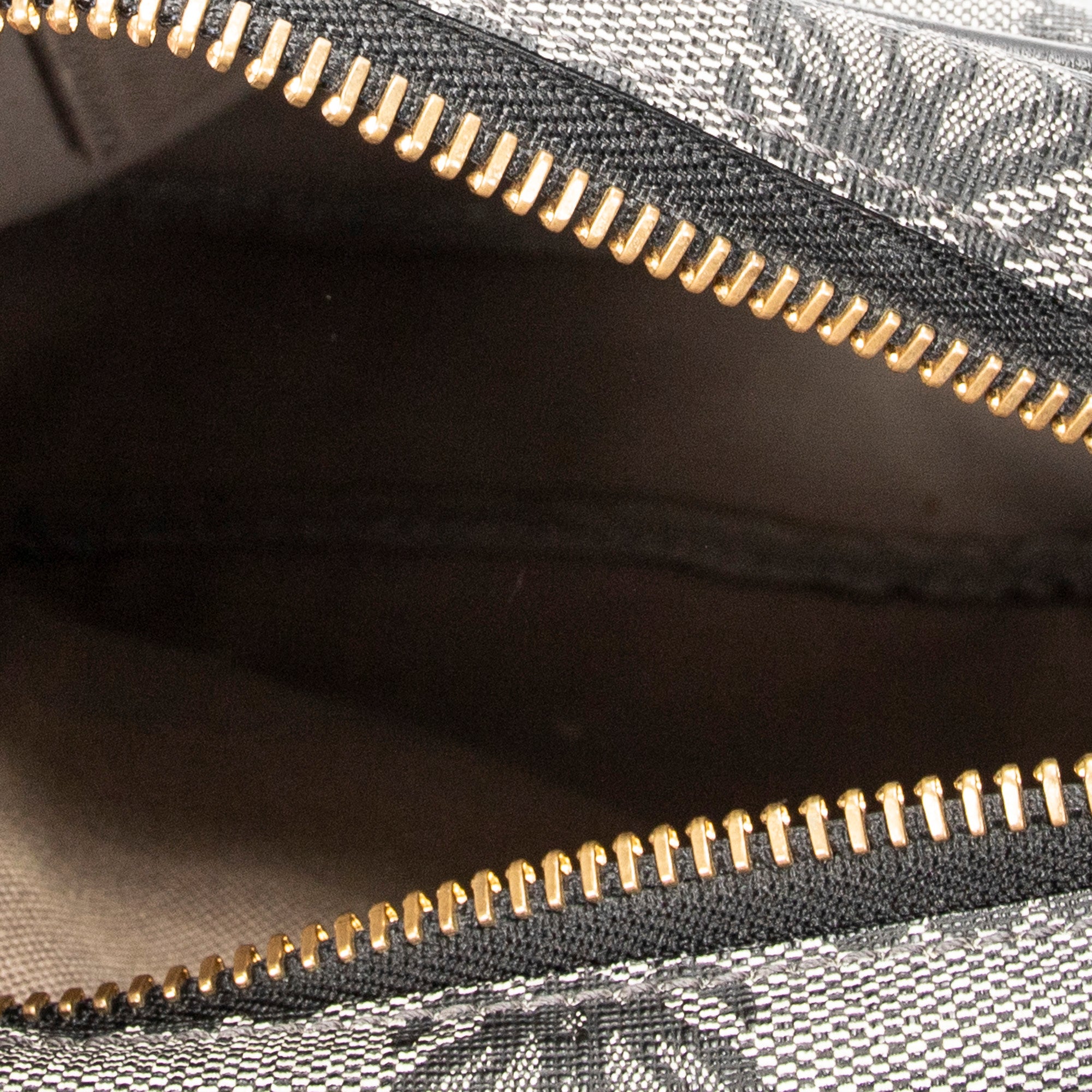 Shoulder Bag Small Messenger Crossbody Black Anagram Print Coated Canvas