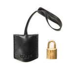 Shoulder Bag Small Messenger Crossbody Black Anagram Print Coated Canvas