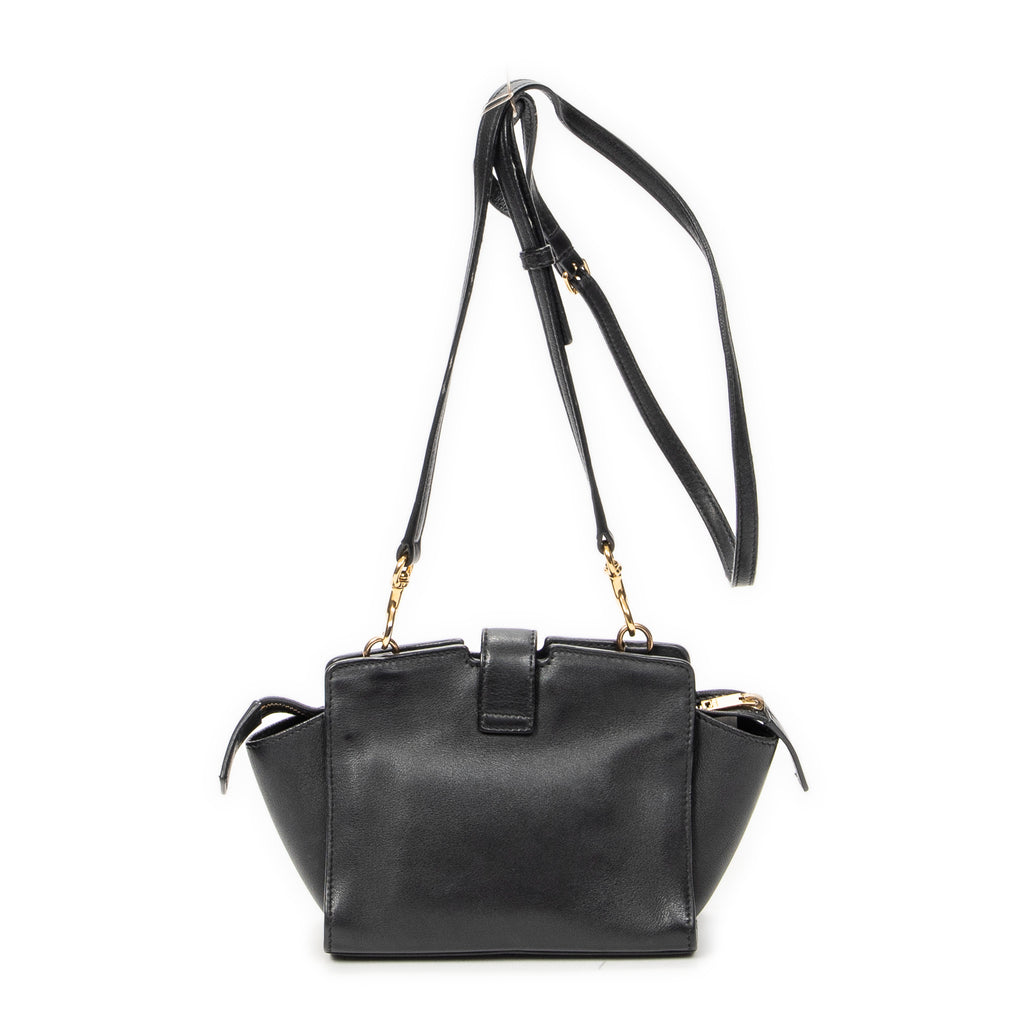 Shoulder Bag Toy Monogram Cabas Black Calfskin Leather