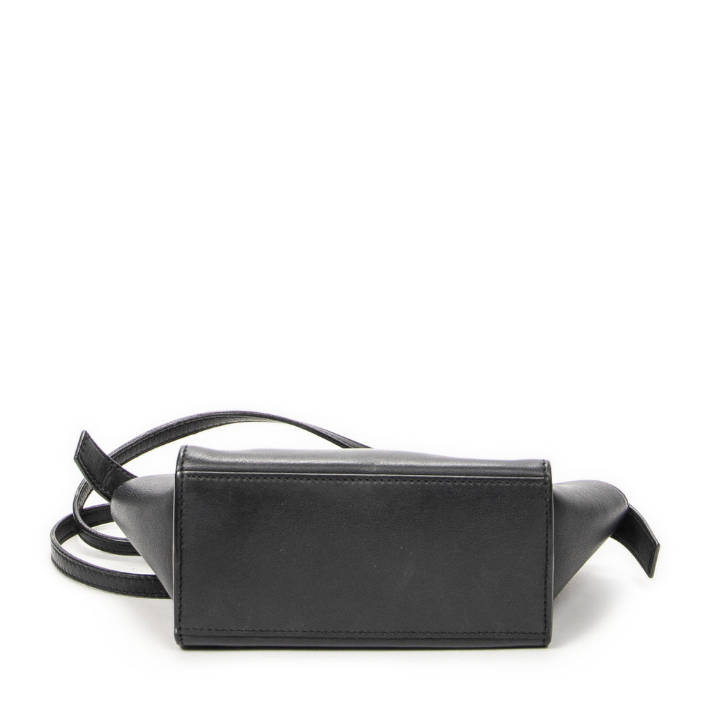 Shoulder Bag Toy Monogram Cabas Black Calfskin Leather