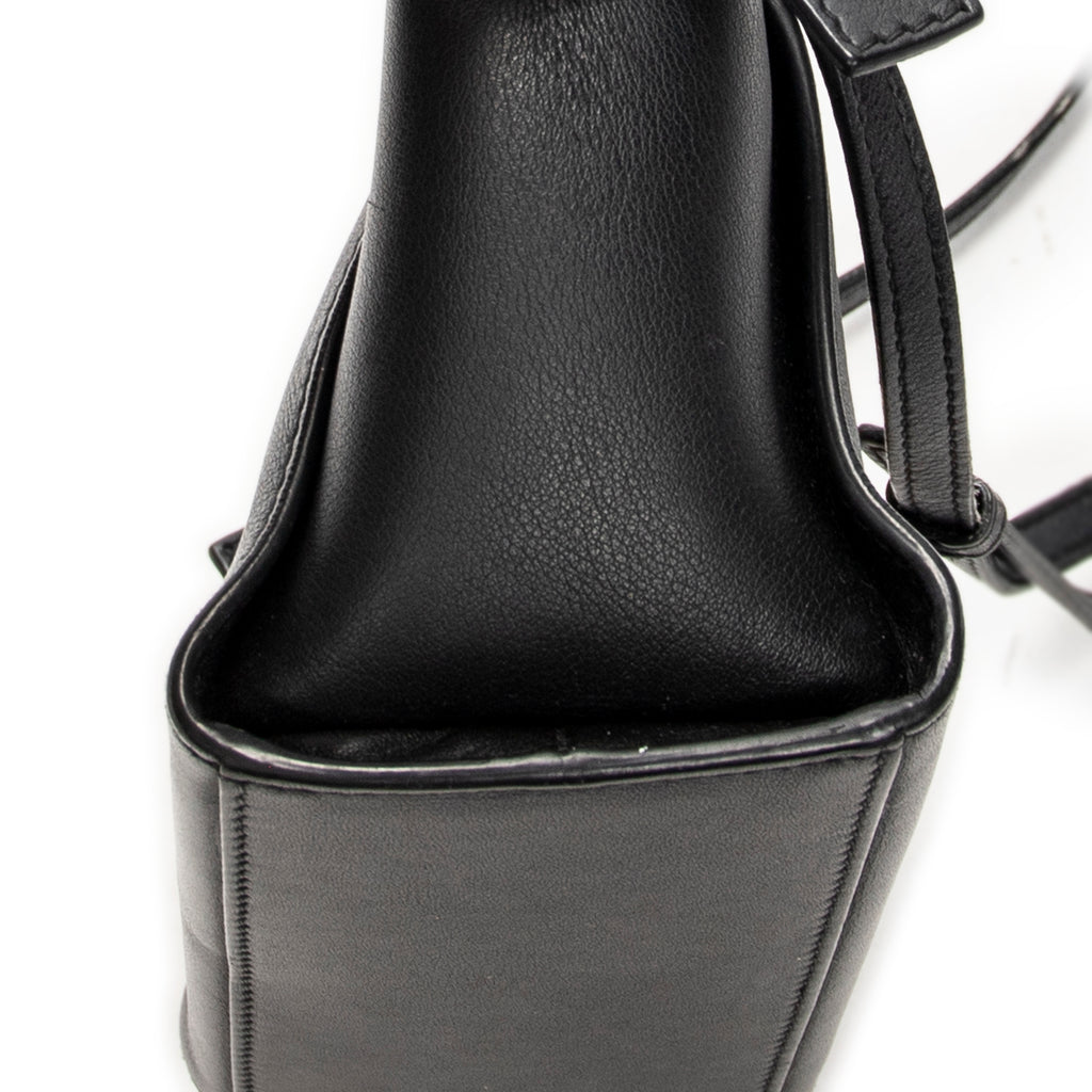 Shoulder Bag Toy Monogram Cabas Black Calfskin Leather