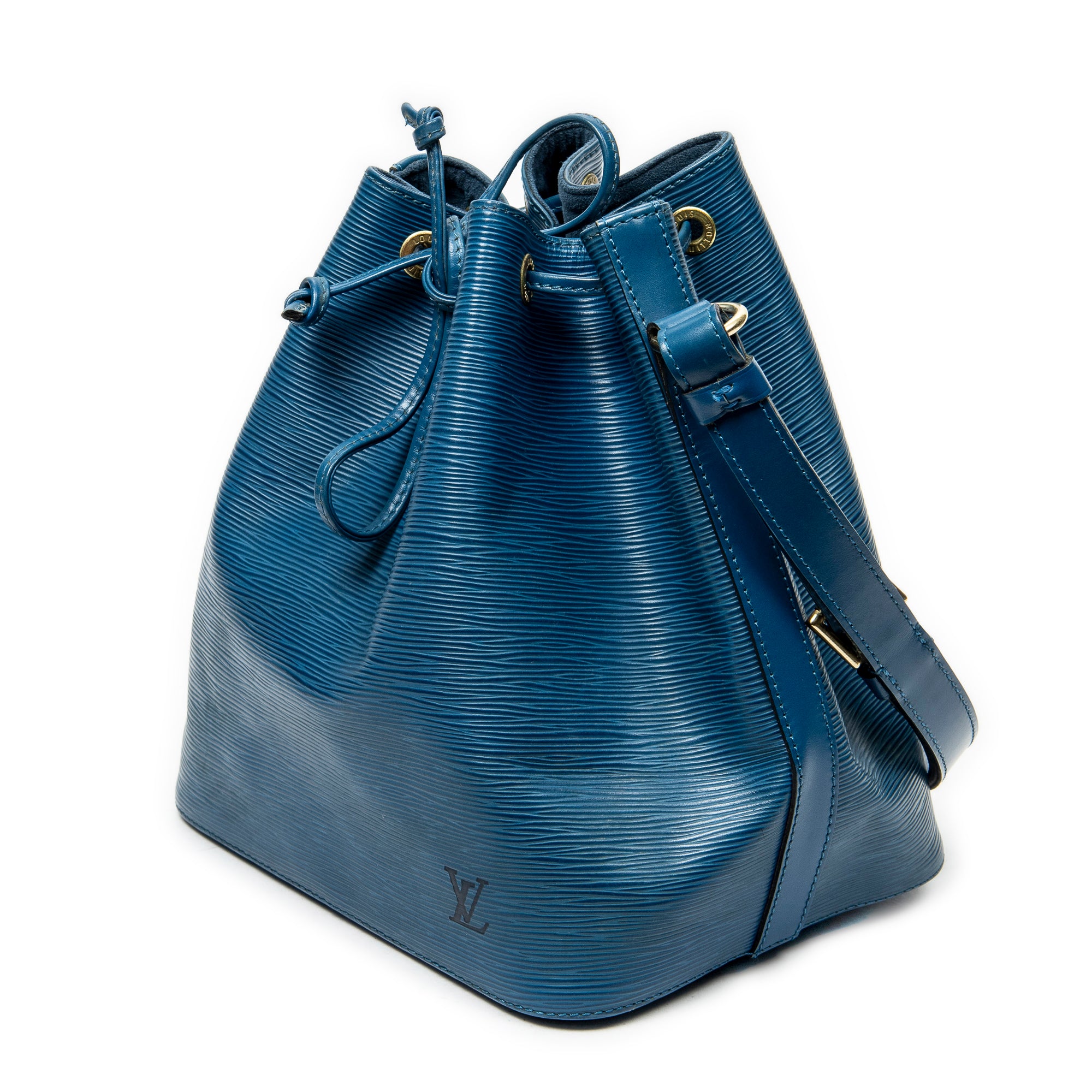 Shoulder Bag Noe PM Blue Epi