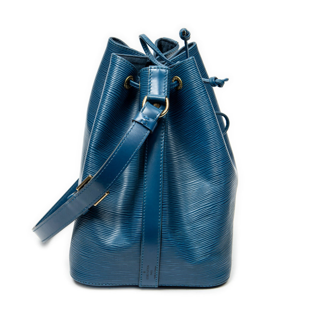 Shoulder Bag Noe PM Blue Epi