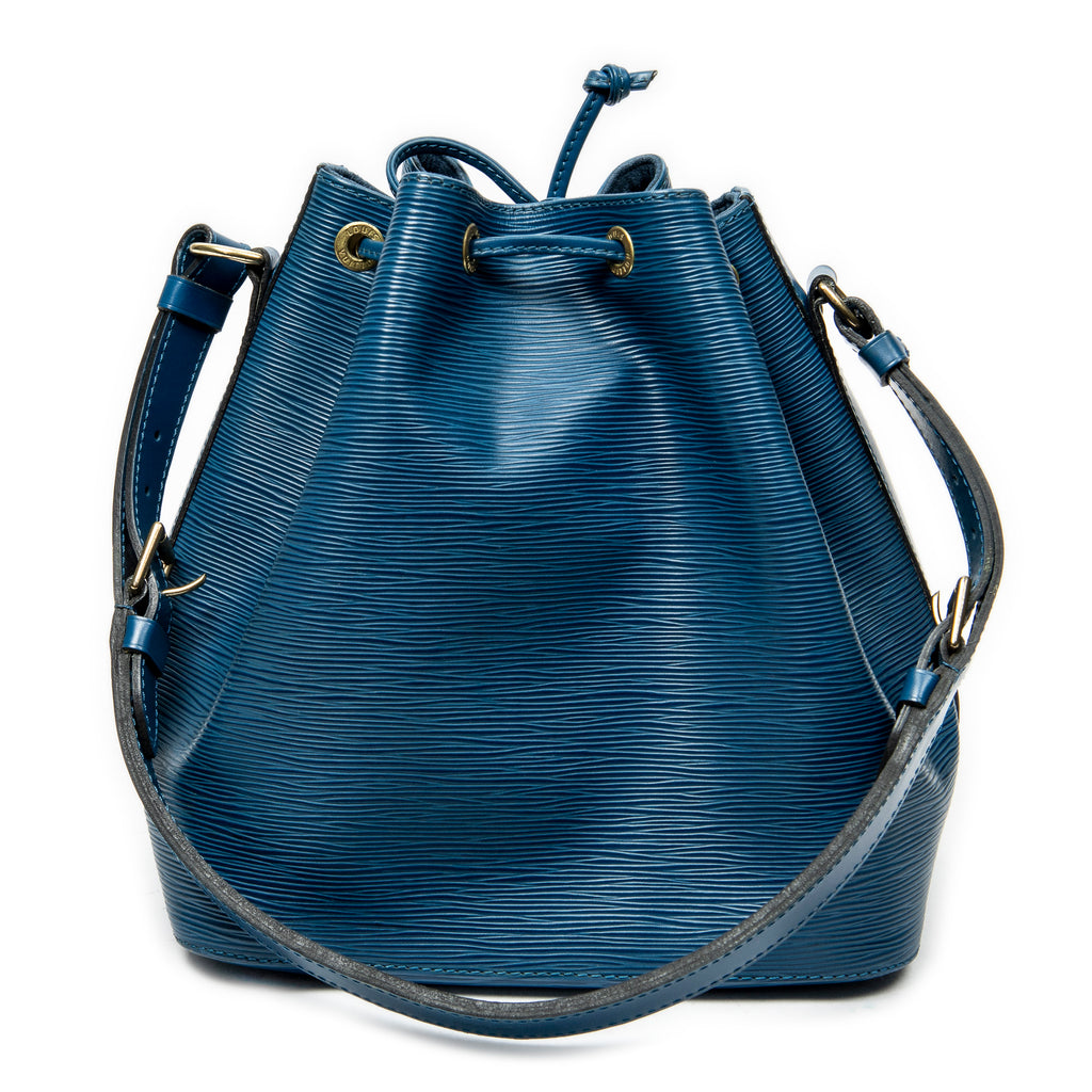 Shoulder Bag Noe PM Blue Epi
