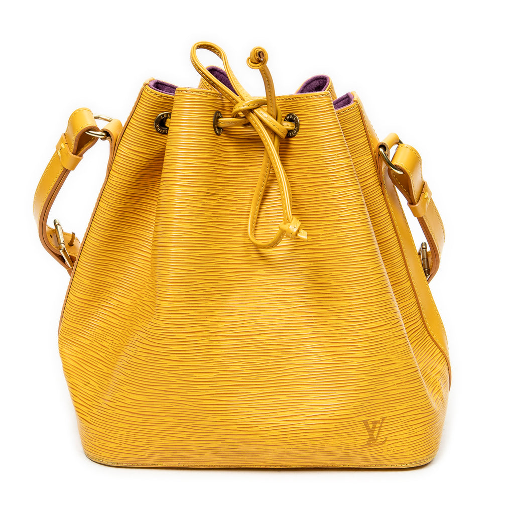 Shoulder Bag Noe PM Yellow Epi