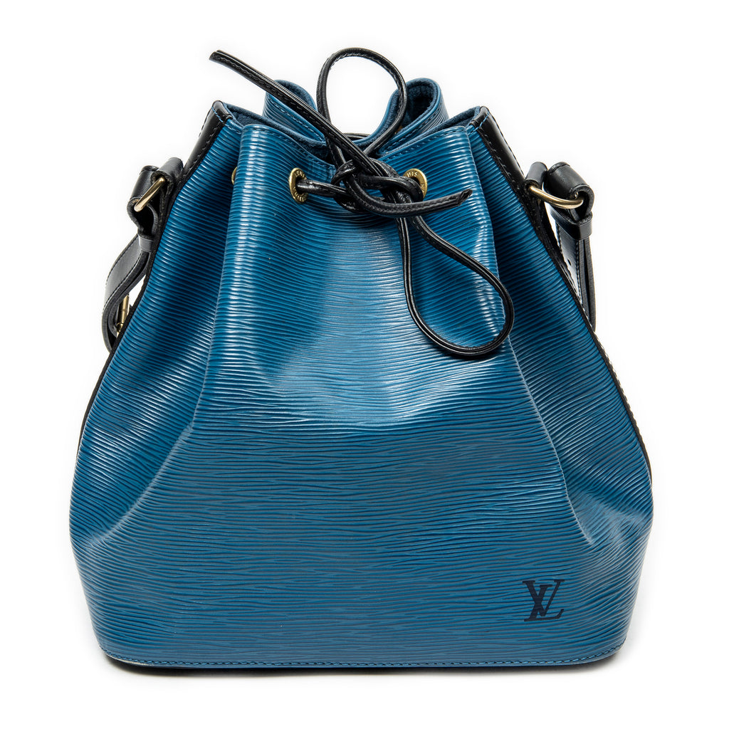 Shoulder Bag Noe Bicolor PM Blue Epi