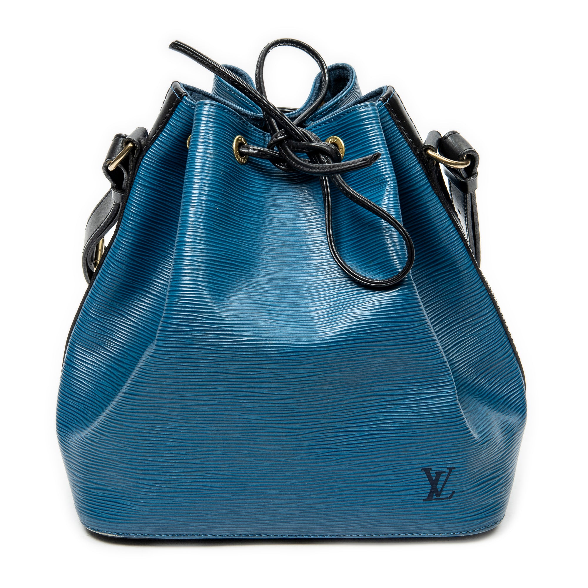 Shoulder Bag Noe Bicolor PM Blue Epi