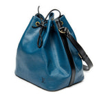 Shoulder Bag Noe Bicolor PM Blue Epi