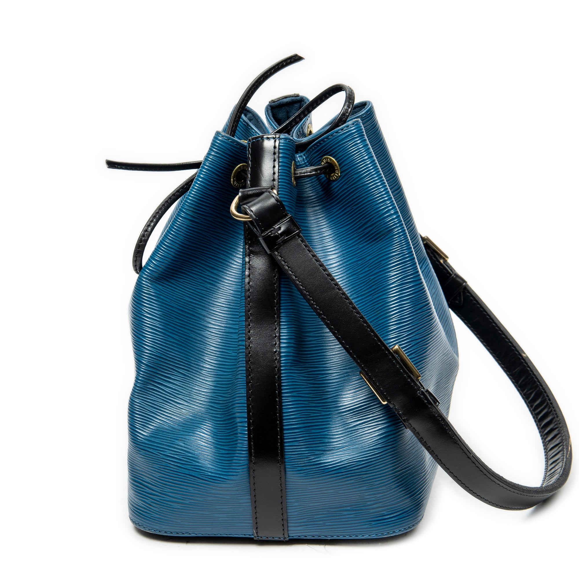 Shoulder Bag Noe Bicolor PM Blue Epi