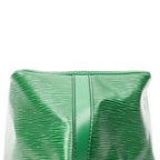Shoulder Bag Noe Black Stitching PM Green Epi
