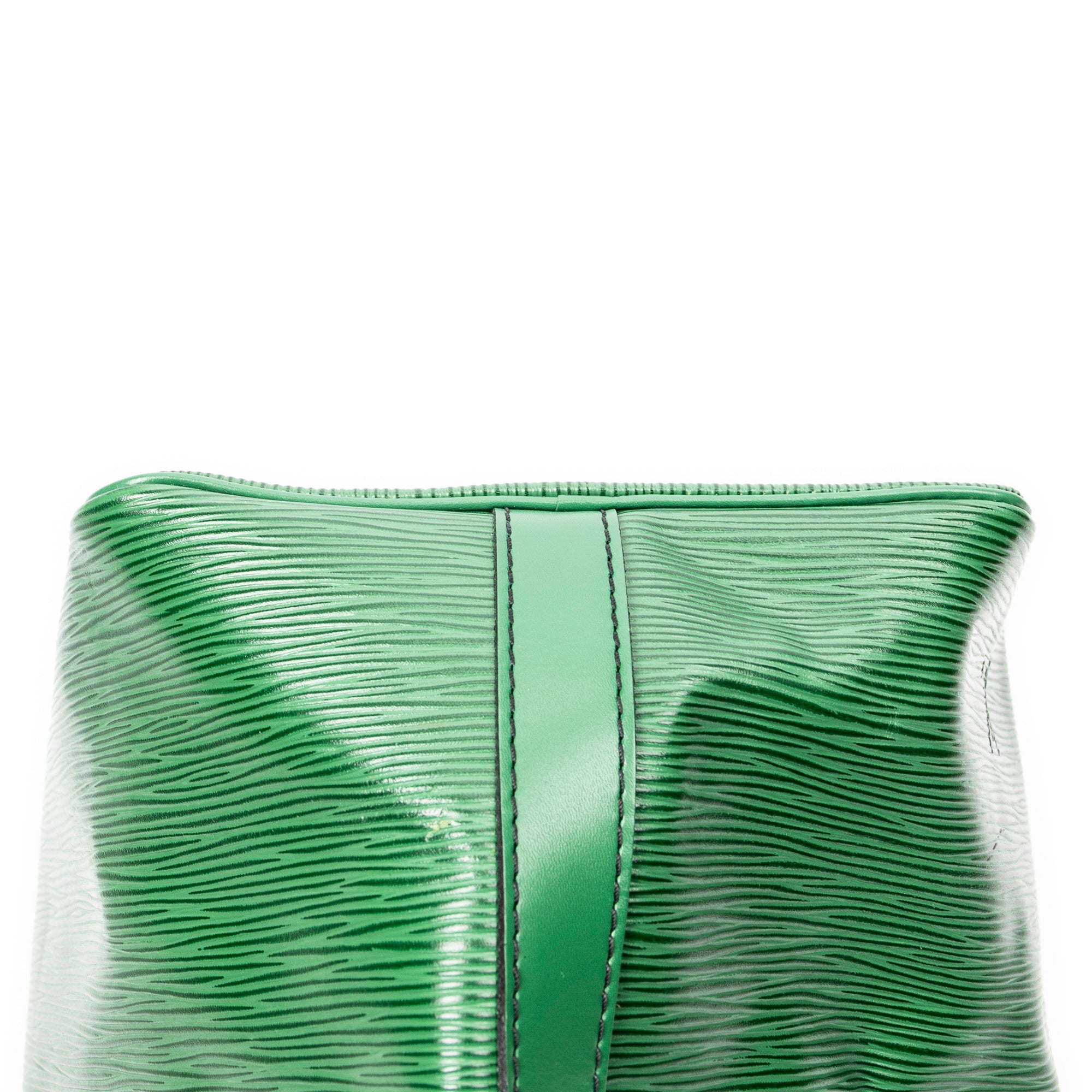 Shoulder Bag Noe Black Stitching PM Green Epi