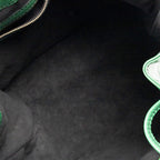 Shoulder Bag Noe Black Stitching PM Green Epi