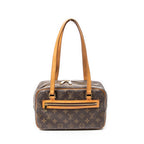 Shoulder Bag Cite MM Brown Monogram Canvas
