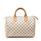 Bolso de mano Speedy 30 Damier Azur color marfil