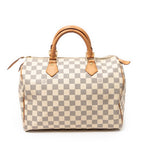 Bolso de mano Speedy 30 Damier Azur color marfil