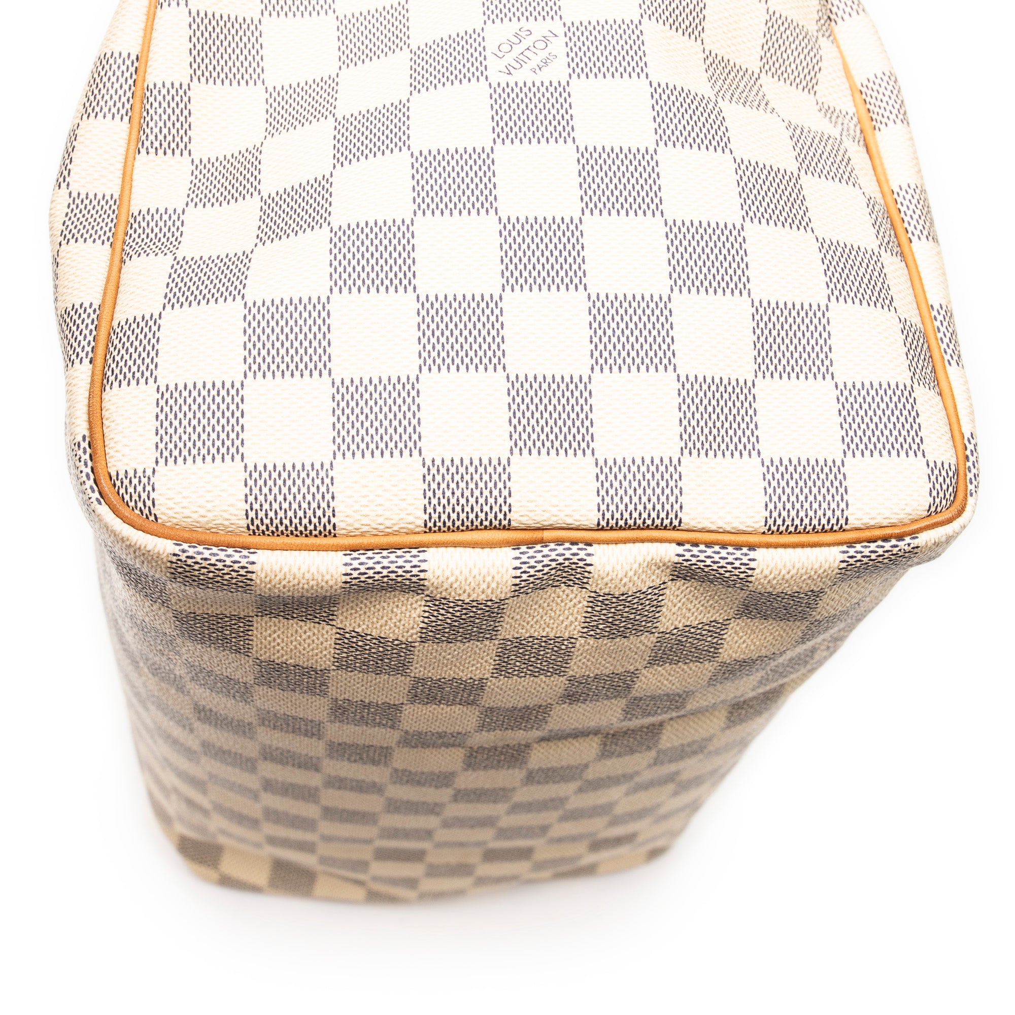 Bolso de mano Speedy 30 Damier Azur color marfil