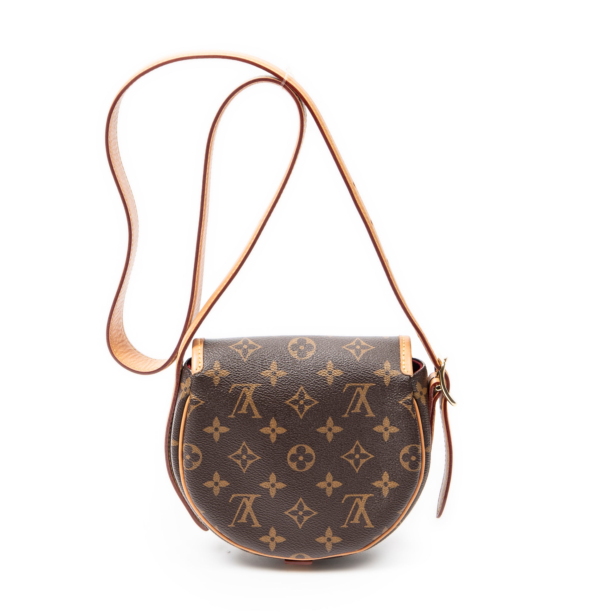 Shoulder Bag Tan Blanc Brown Monogram Canvas