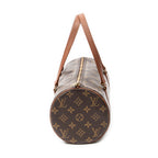 Handbag Papillon 30 Brown Monogram Canvas