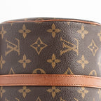 Handbag Papillon 30 Brown Monogram Canvas