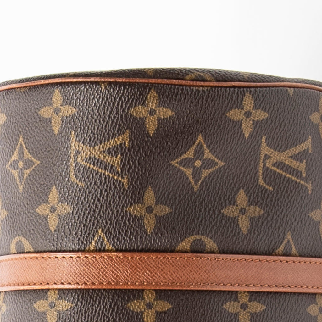 Handbag Papillon 30 Brown Monogram Canvas