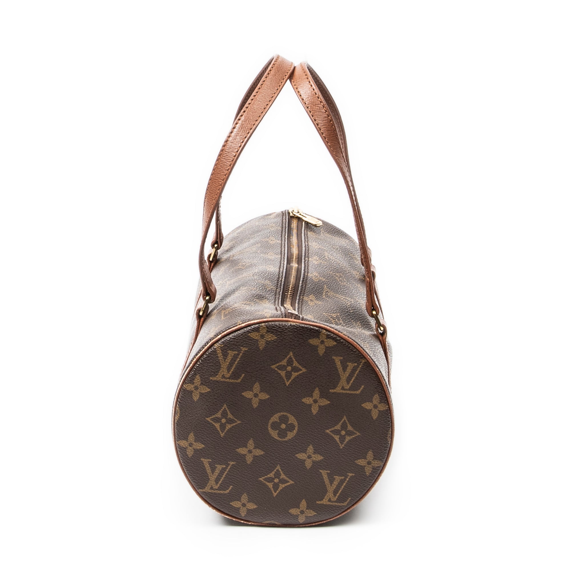 Bolso de mano Papillon 30 Lona Monogram Marrón