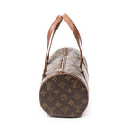 Bolso de mano Papillon 30 Lona Monogram Marrón