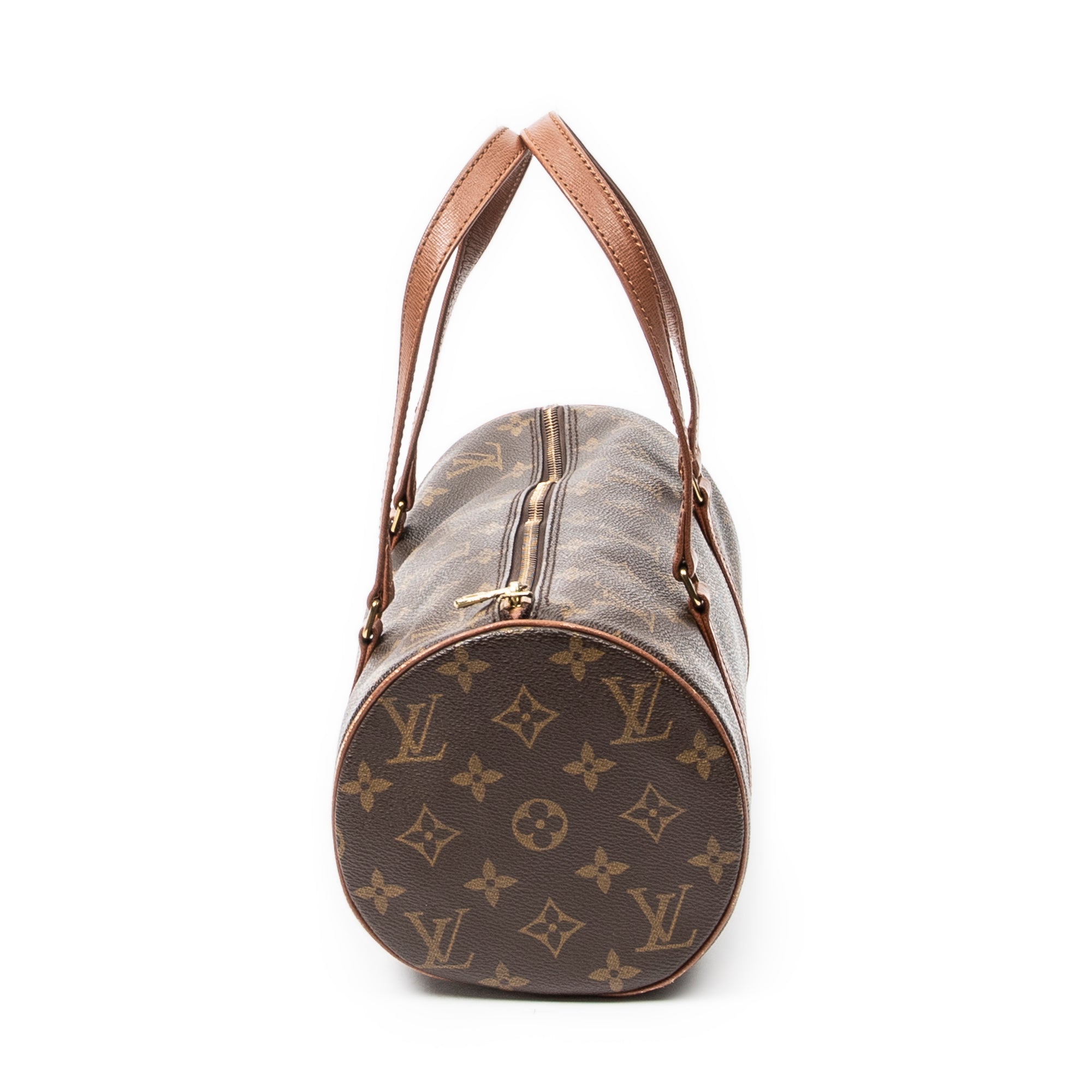 Bolso de mano Papillon 30 Lona Monogram Marrón