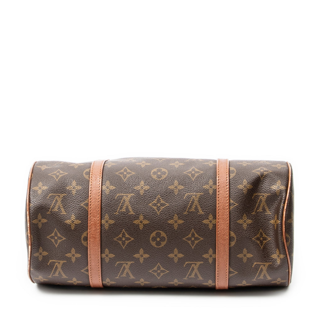 Bolso de mano Papillon 30 Lona Monogram Marrón
