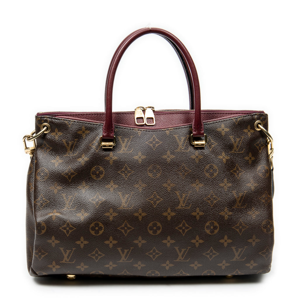 Handbag Pallas MM Brown Monogram Canvas