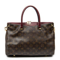 Handbag Pallas MM Brown Monogram Canvas