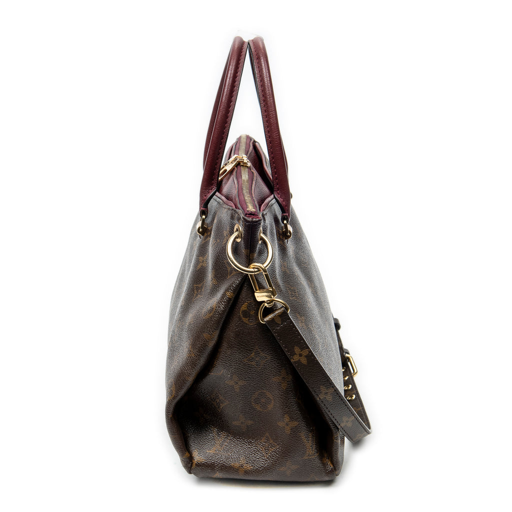 Handbag Pallas MM Brown Monogram Canvas
