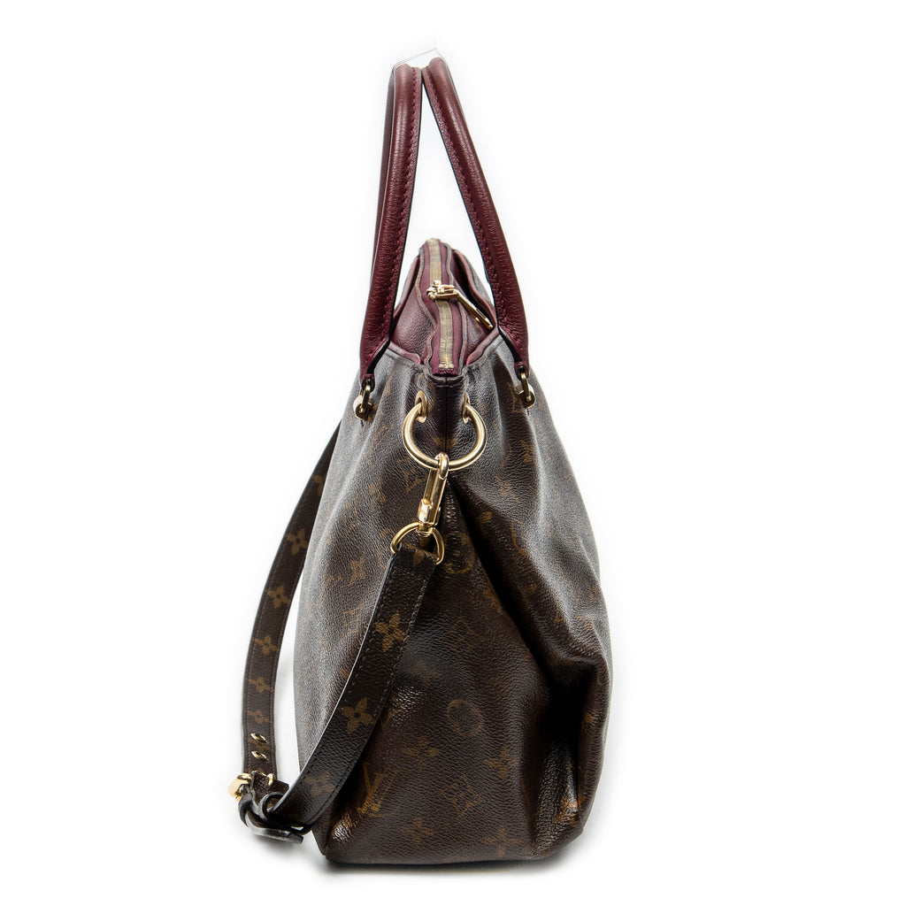 Handbag Pallas MM Brown Monogram Canvas