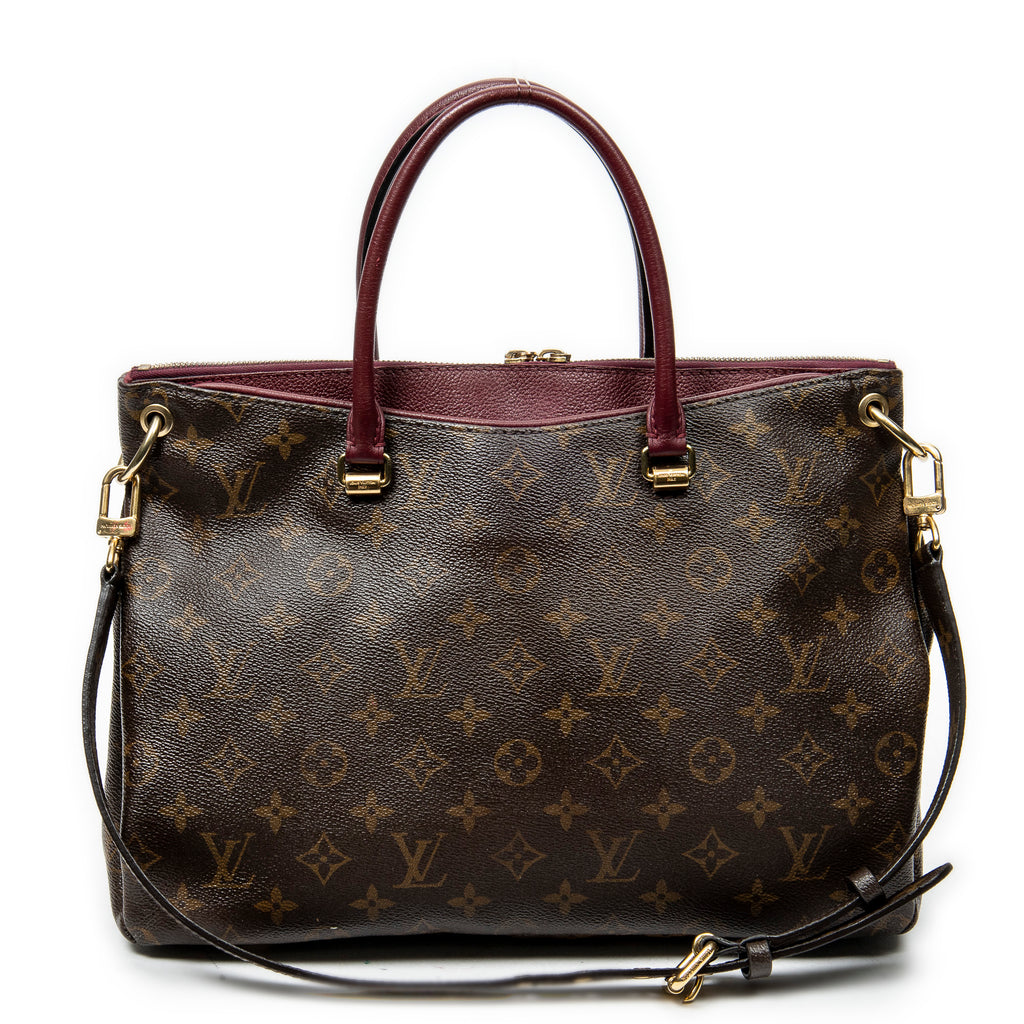 Handbag Pallas MM Brown Monogram Canvas