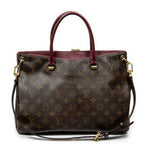 Handbag Pallas MM Brown Monogram Canvas