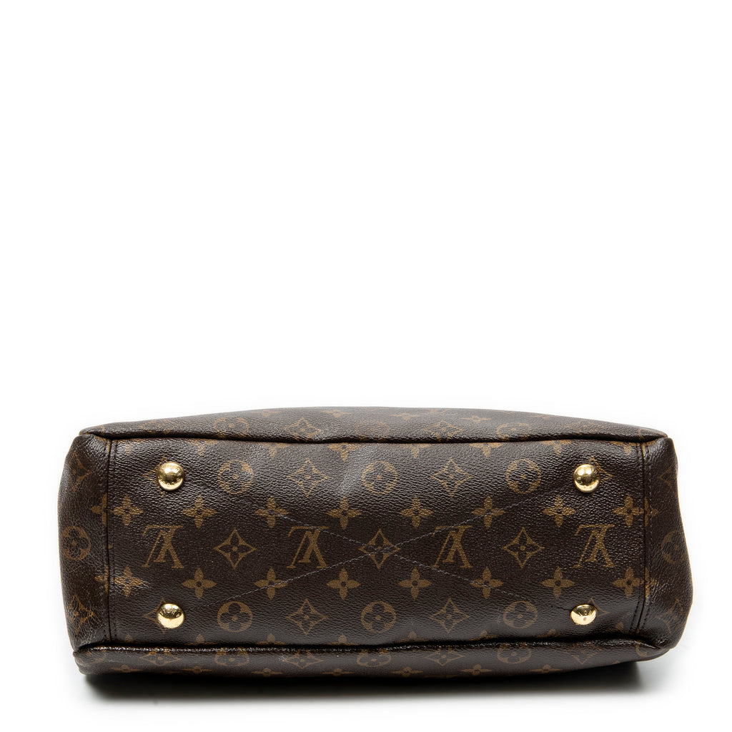 Handbag Pallas MM Brown Monogram Canvas