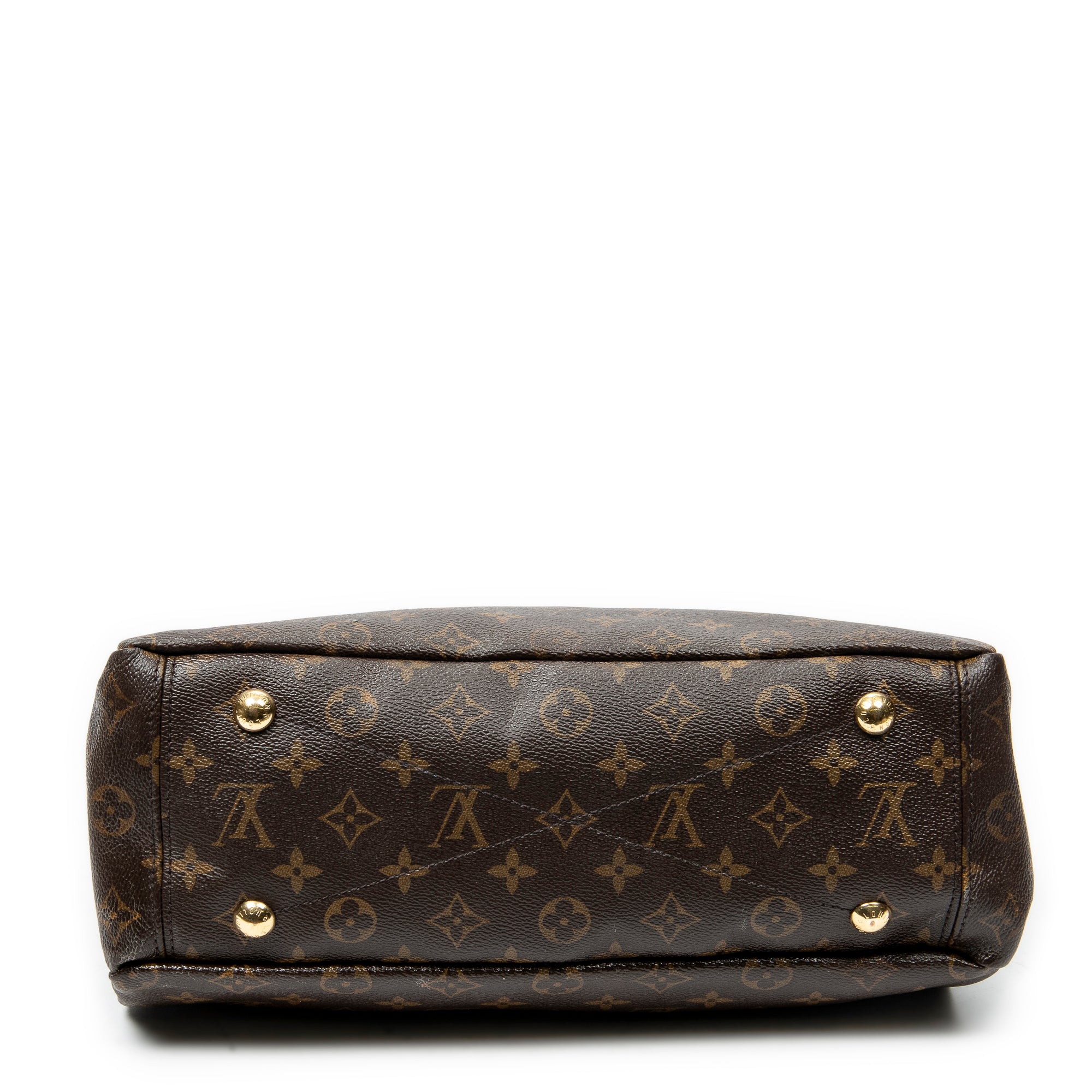 Handbag Pallas MM Brown Monogram Canvas