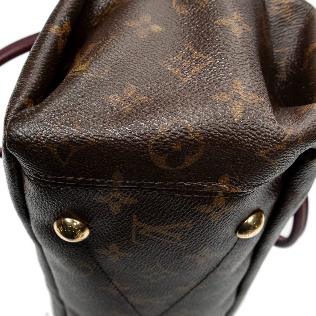 Handbag Pallas MM Brown Monogram Canvas