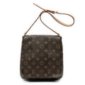 Shoulder Bag Musette Salsa Brown Monogram Canvas