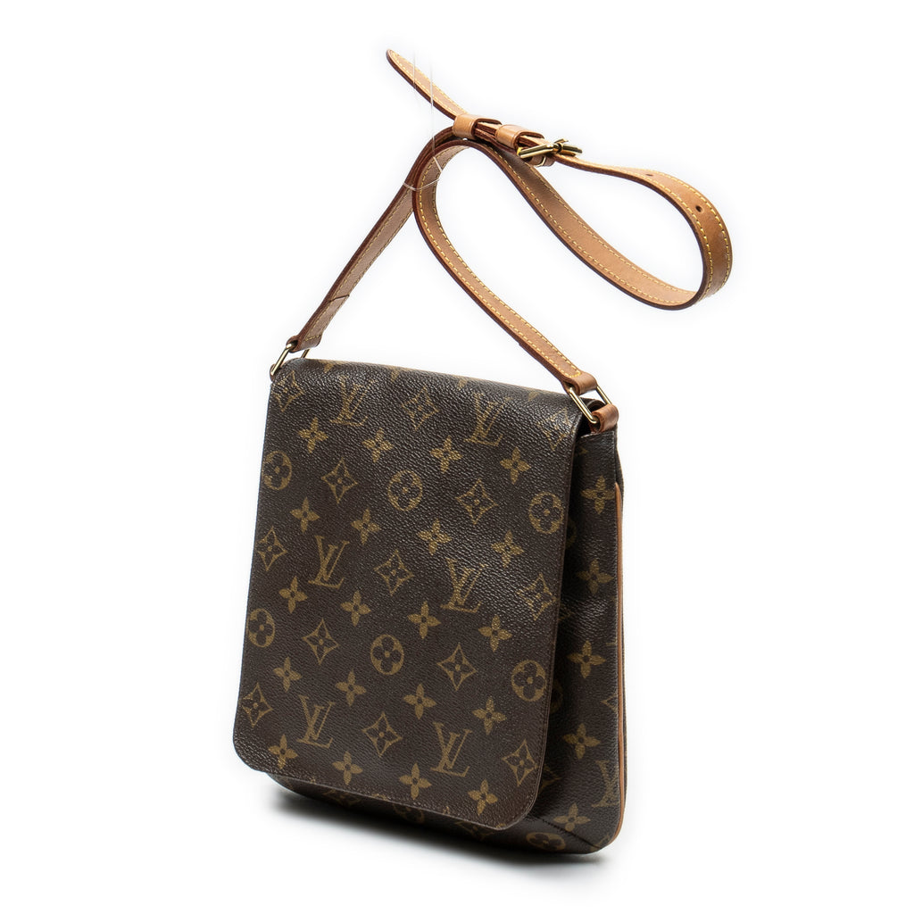 Shoulder Bag Musette Salsa Brown Monogram Canvas