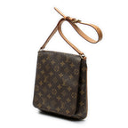 Shoulder Bag Musette Salsa Brown Monogram Canvas