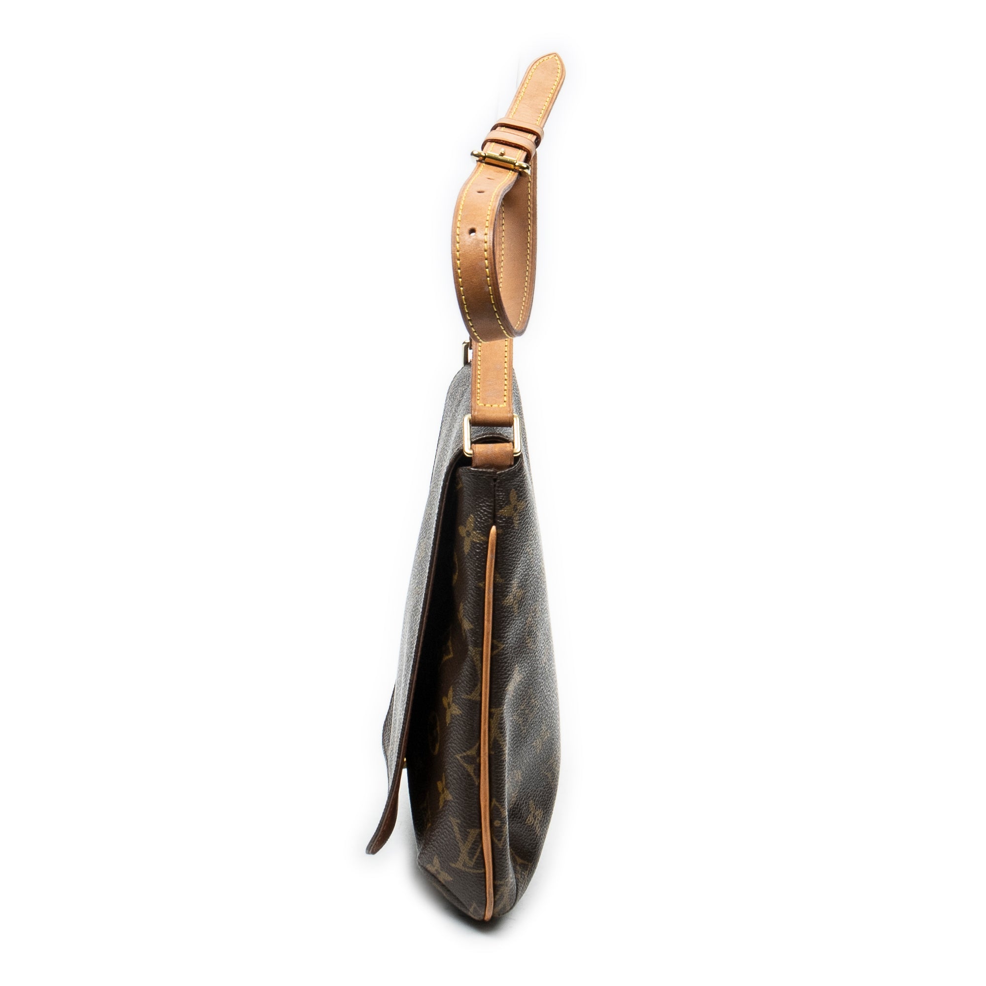Shoulder Bag Musette Salsa Brown Monogram Canvas