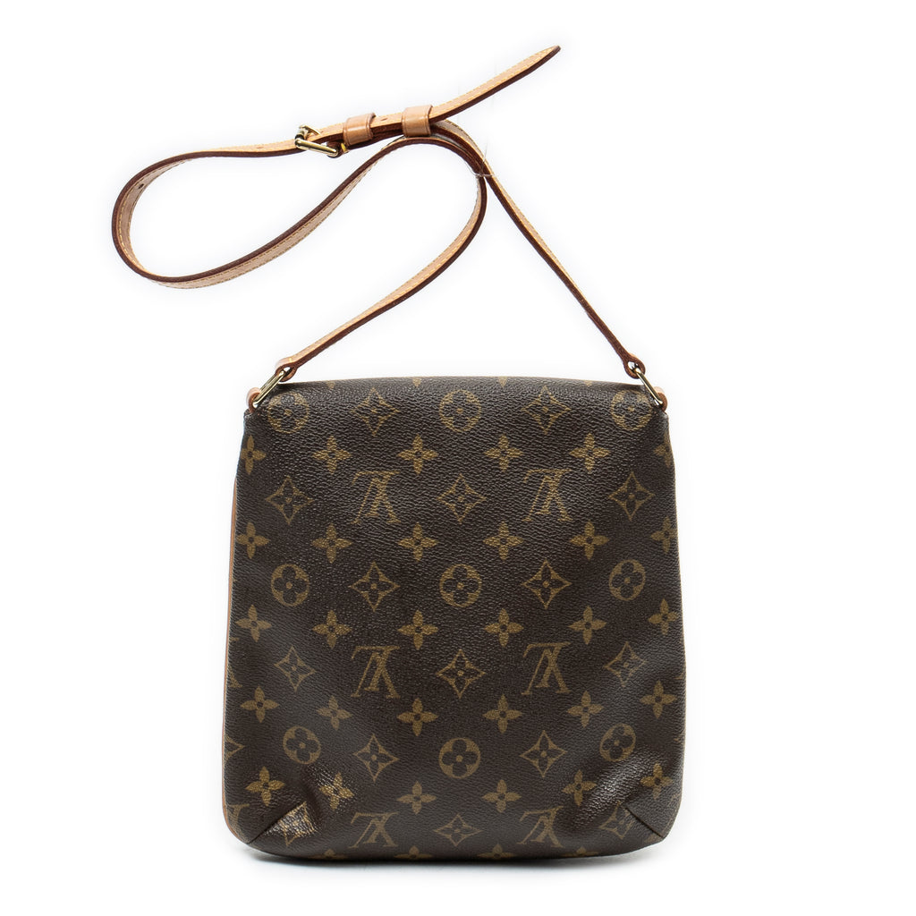 Shoulder Bag Musette Salsa Brown Monogram Canvas