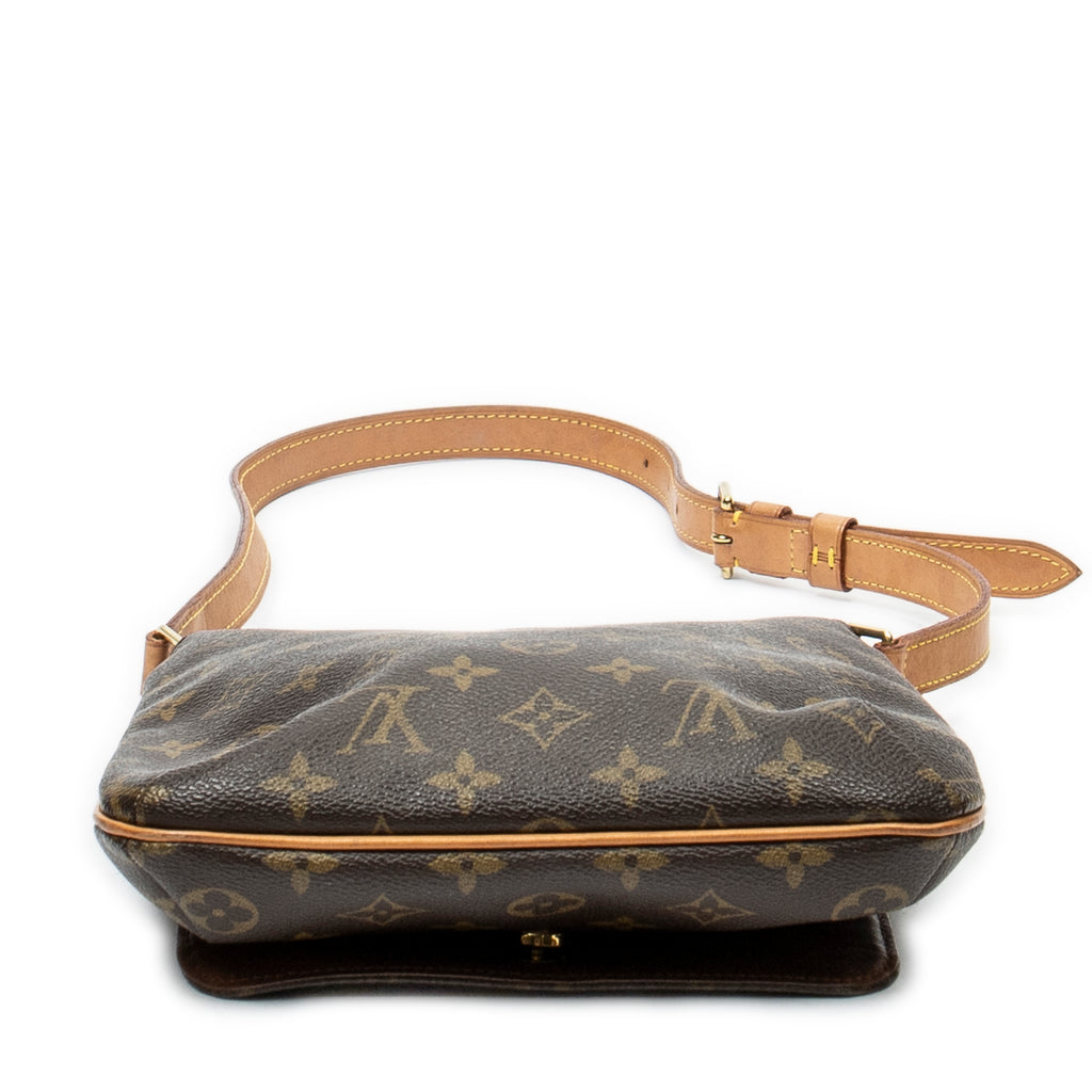 Shoulder Bag Musette Salsa Brown Monogram Canvas