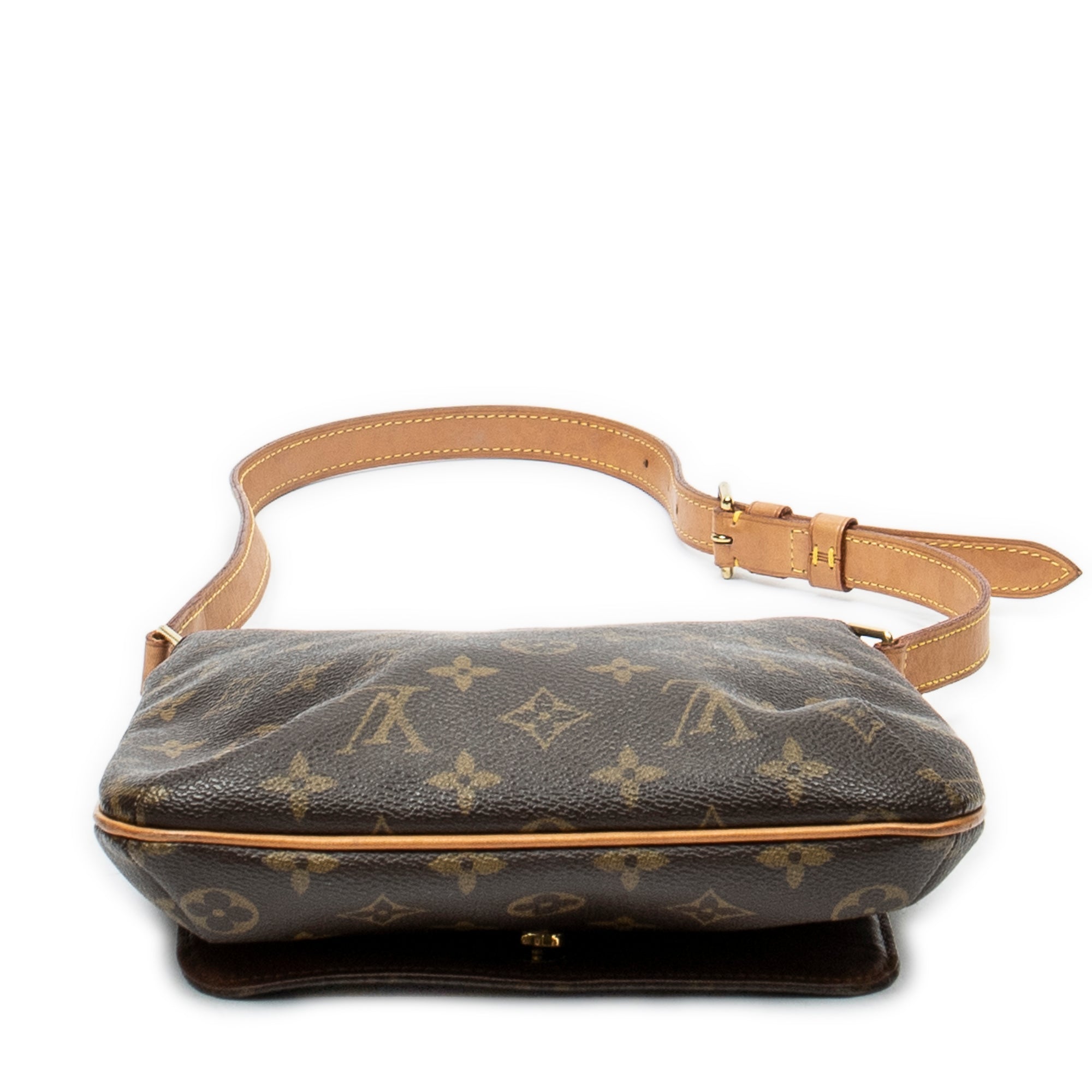 Shoulder Bag Musette Salsa Brown Monogram Canvas