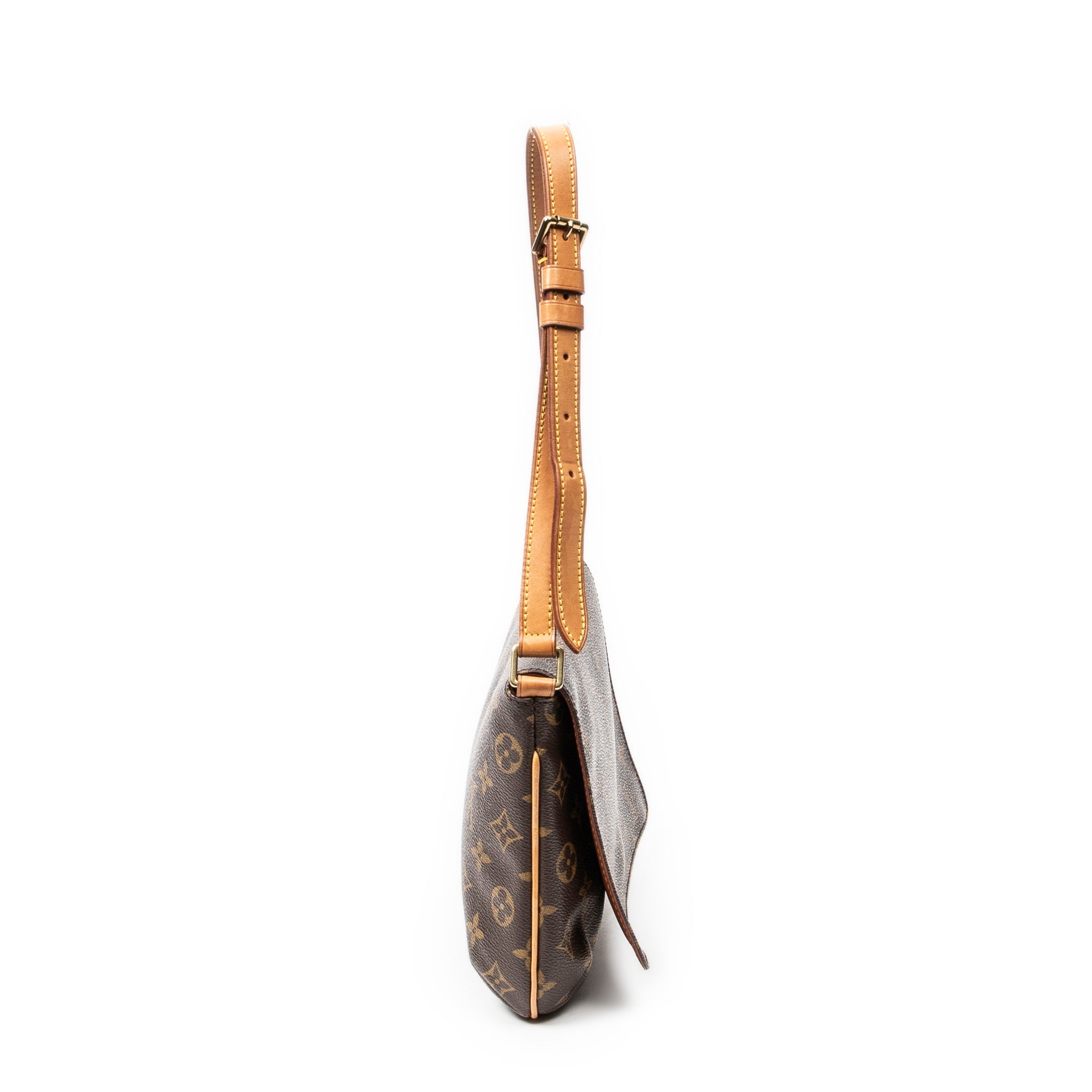 Shoulder Bag Musette Tango Brown Monogram Canvas