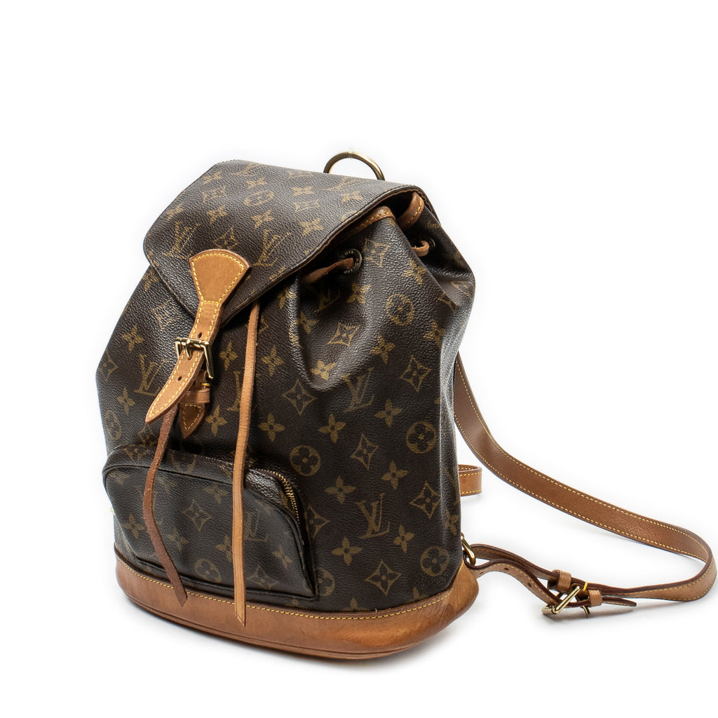 Backpack Montsouris MM Brown Monogram Canvas