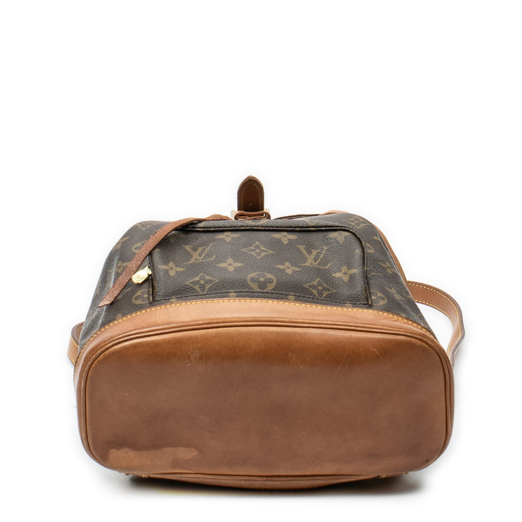 Backpack Montsouris MM Brown Monogram Canvas