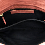 Shoulder Bag Giant 12 Envelope Clutch Crossbody Peach Distressed Calfskin Leather