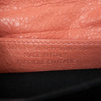 Shoulder Bag Giant 12 Envelope Clutch Crossbody Peach Distressed Calfskin Leather